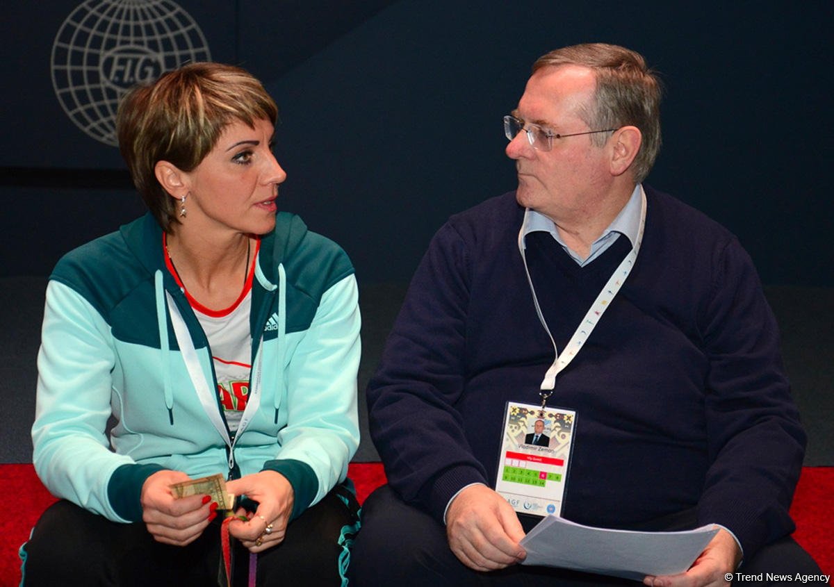 Training session for FIG World Cup in Baku (PHOTO)