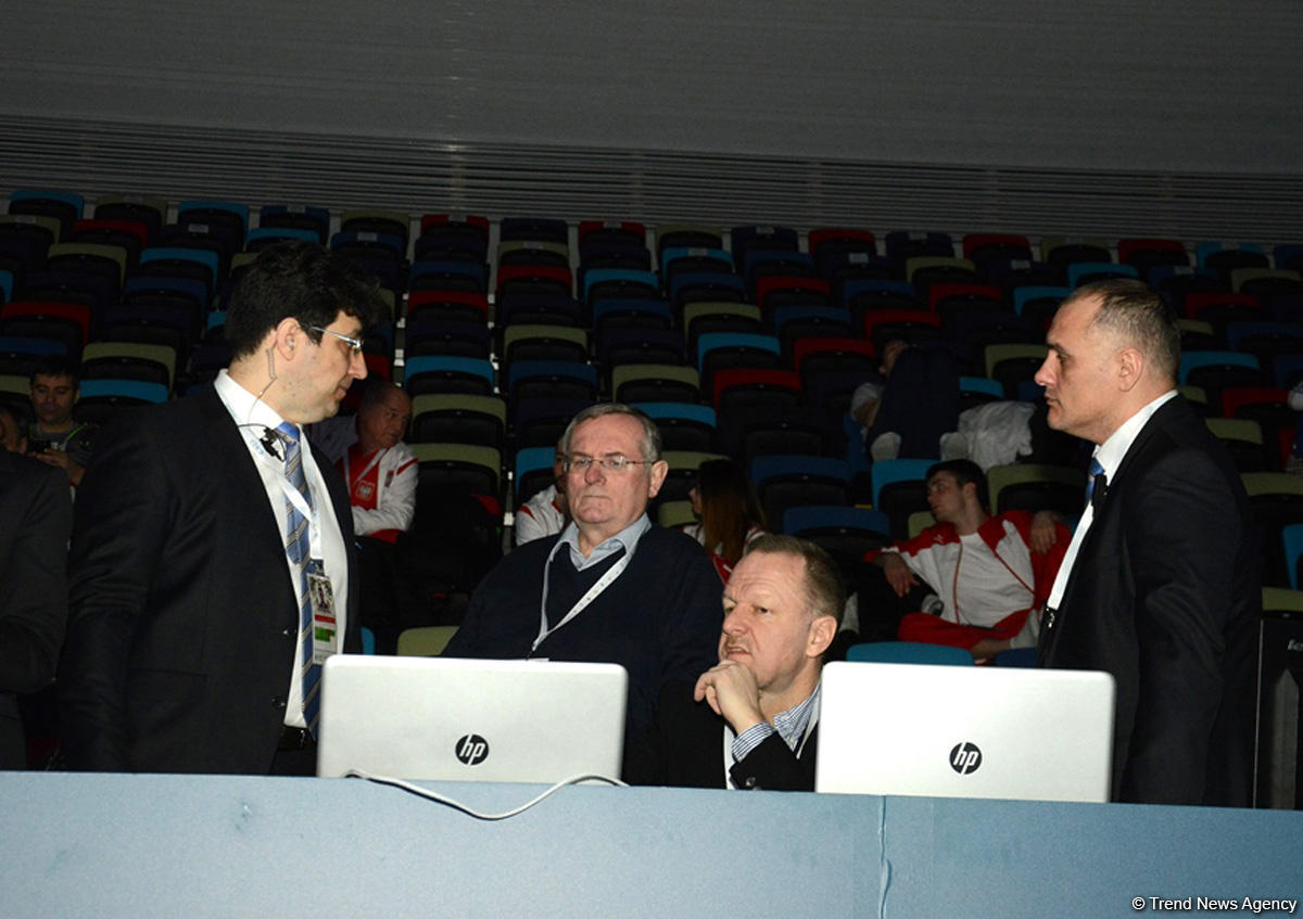 Training session for FIG World Cup in Baku (PHOTO)