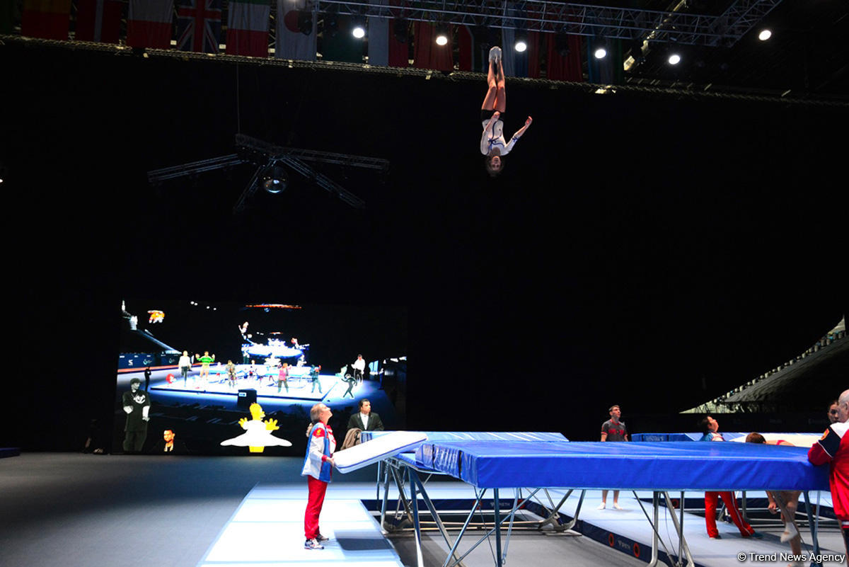 Training session for FIG World Cup in Baku (PHOTO)