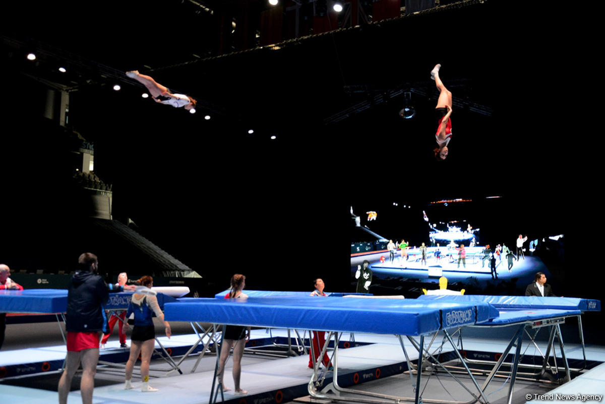 Азербайджанские батутисты приняли участие в Чемпионате мира