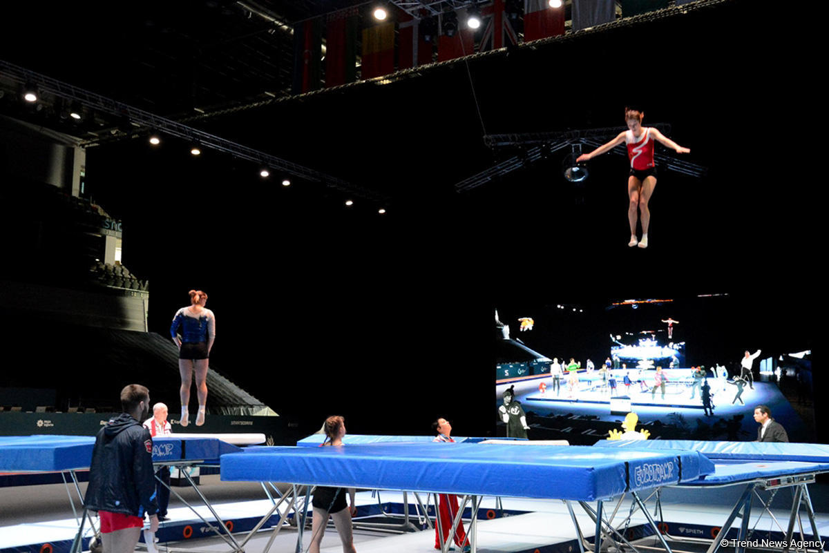 Training session for FIG World Cup in Baku (PHOTO)