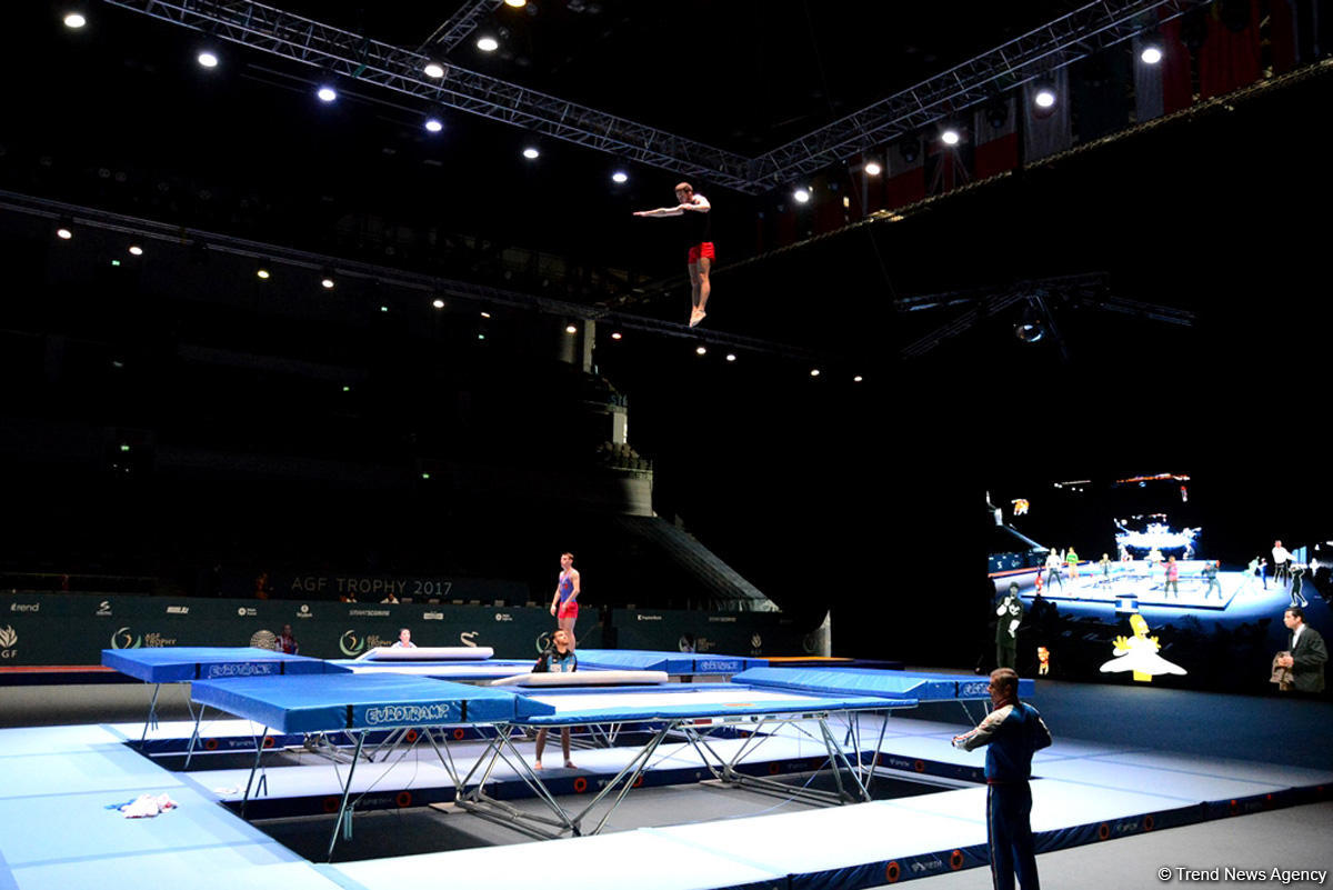 Training session for FIG World Cup in Baku (PHOTO)