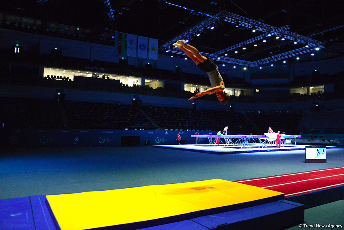 Training session for FIG World Cup in Baku (PHOTO)