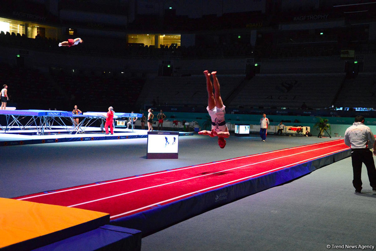 Training session for FIG World Cup in Baku (PHOTO)