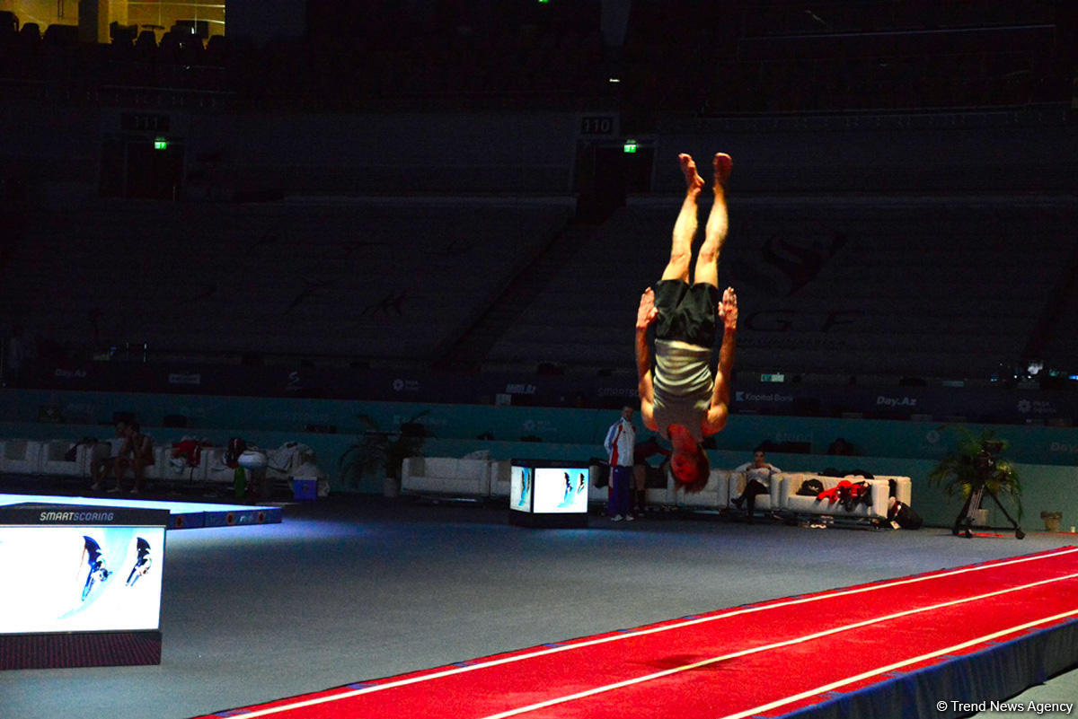 Training session for FIG World Cup in Baku (PHOTO)