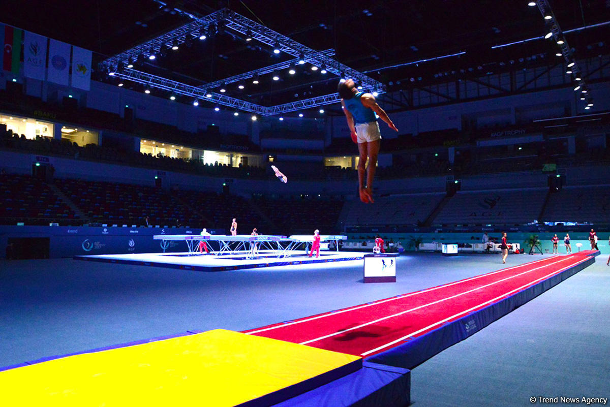 Training session for FIG World Cup in Baku (PHOTO)