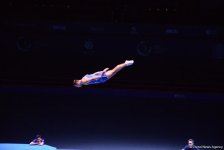 Azerbaijani trampoline gymnast advances to World Cup final (PHOTO)