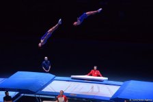 Azerbaijani trampoline gymnast advances to World Cup final (PHOTO)