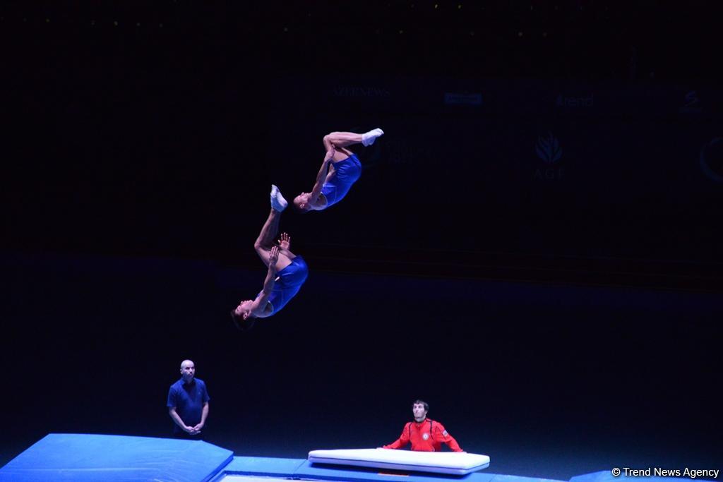 Azerbaijani trampoline gymnast advances to World Cup final (PHOTO)