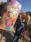 В Баку появились оригинальные красочные металлические бочки (ФОТО)