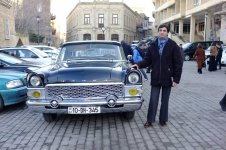 Шейна Гуффогга встретили в Баку парадом ретро-автомобилей (ФОТО)
