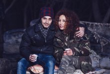 Азербайджанские телеведущие в военной форме: беседа у костра  с Видади Гасановым (ВИДЕО, ФОТО)