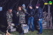 Азербайджанские телеведущие в военной форме: беседа у костра  с Видади Гасановым (ВИДЕО, ФОТО)