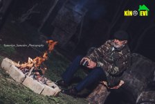 Азербайджанские телеведущие в военной форме: беседа у костра  с Видади Гасановым (ВИДЕО, ФОТО)