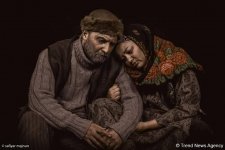 Азербайджанские актеры представили фотопроект "Ходжалы - город-шехид" (ФОТО)