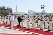 В Катаре состоялась церемония  официальной встречи Президента Азербайджана (ФОТО) (версия 2)