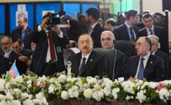 Ilham Aliyev participates in 13th ECO summit in Islamabad (PHOTO)