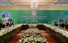 Ilham Aliyev participates in 13th ECO summit in Islamabad (PHOTO)