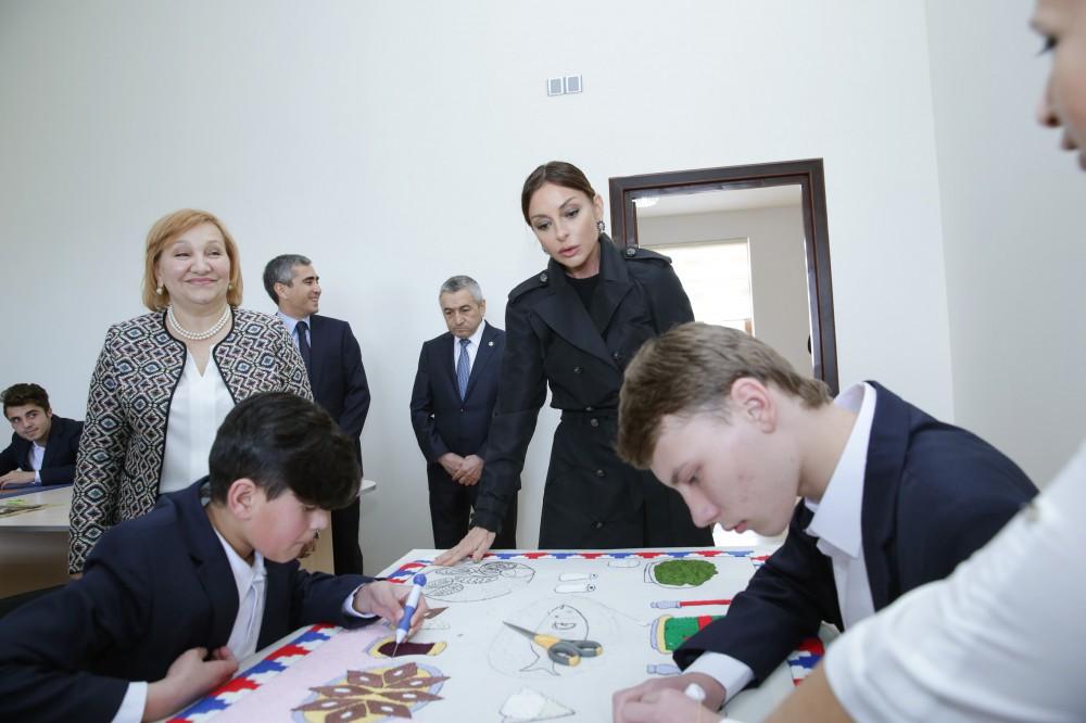 First VP Mehriban Aliyeva opens integrated boarding school in Baku’s Bilgah (PHOTO)