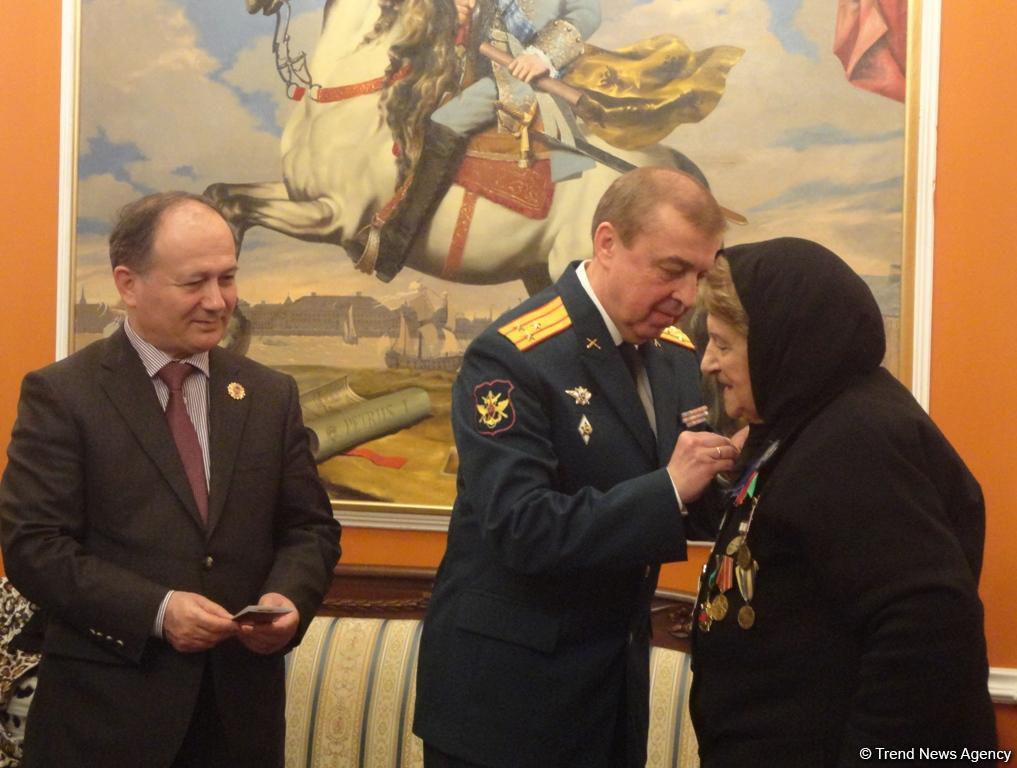 В посольстве России в Азербайджане прошла церемония награждения ветеранов (ФОТО)