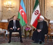 Состоялась встреча Президентов Азербайджана и Ирана в узком составе (ФОТО)