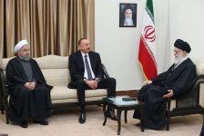 President Aliyev meets Iran’s Supreme Leader (PHOTO)