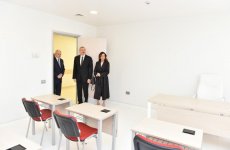Azerbaijan’s president, first lady attend Heart Center opening in Baku (PHOTO)