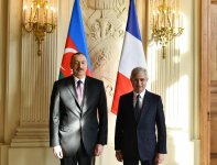Состоялась встреча Президента Азербайджана Ильхама Алиева с председателем Национальной ассамблеи Франции (ФОТО)