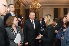 Президент Азербайджана Ильхам Алиев встретился с членами бизнес-совета Движения предприятий Франции (ФОТО)