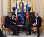 Ilham Aliyev meets French Senate’s president in Paris (PHOTO)