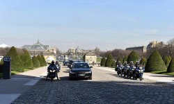В Париже состоялась  церемония официальной встречи Президента Азербайджана (ФОТО)