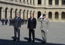 В Париже состоялась  церемония официальной встречи Президента Азербайджана (ФОТО)