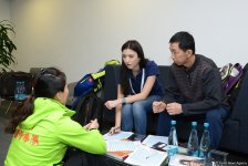 Teams getting accredited for World Cup in artistic gymnastics in Baku (PHOTO)