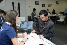 Teams getting accredited for World Cup in artistic gymnastics in Baku (PHOTO)