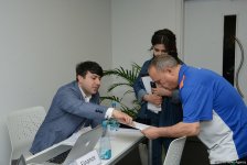 Teams getting accredited for World Cup in artistic gymnastics in Baku (PHOTO)