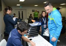 Teams getting accredited for World Cup in artistic gymnastics in Baku (PHOTO)