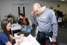 Teams getting accredited for World Cup in artistic gymnastics in Baku (PHOTO)