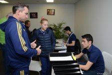 Teams getting accredited for World Cup in artistic gymnastics in Baku (PHOTO)