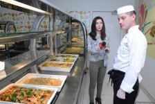 Gymnasts’ nutrition at Baku world cup (PHOTO)