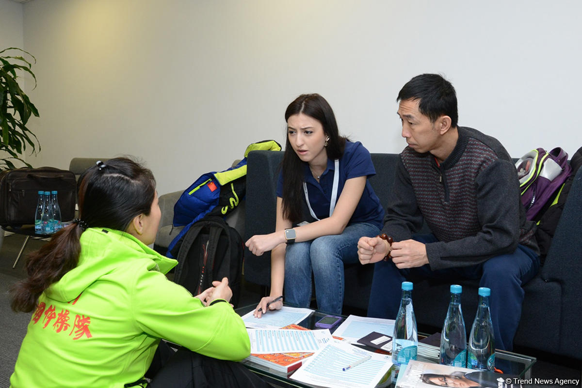 Teams getting accredited for World Cup in artistic gymnastics in Baku (PHOTO)