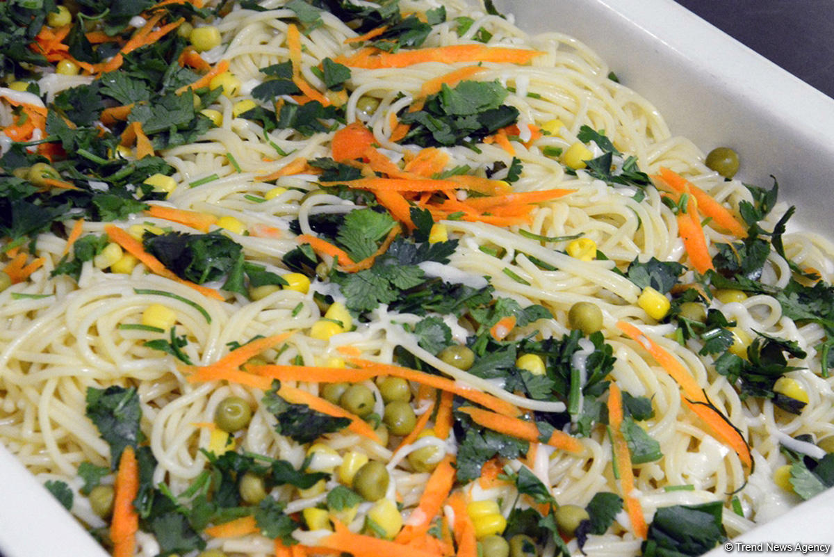 Gymnasts’ nutrition at Baku world cup (PHOTO)