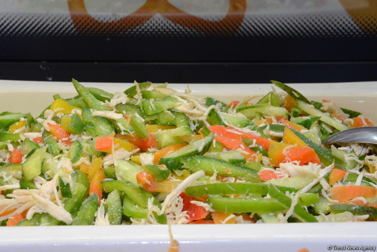 Gymnasts’ nutrition at Baku world cup (PHOTO)