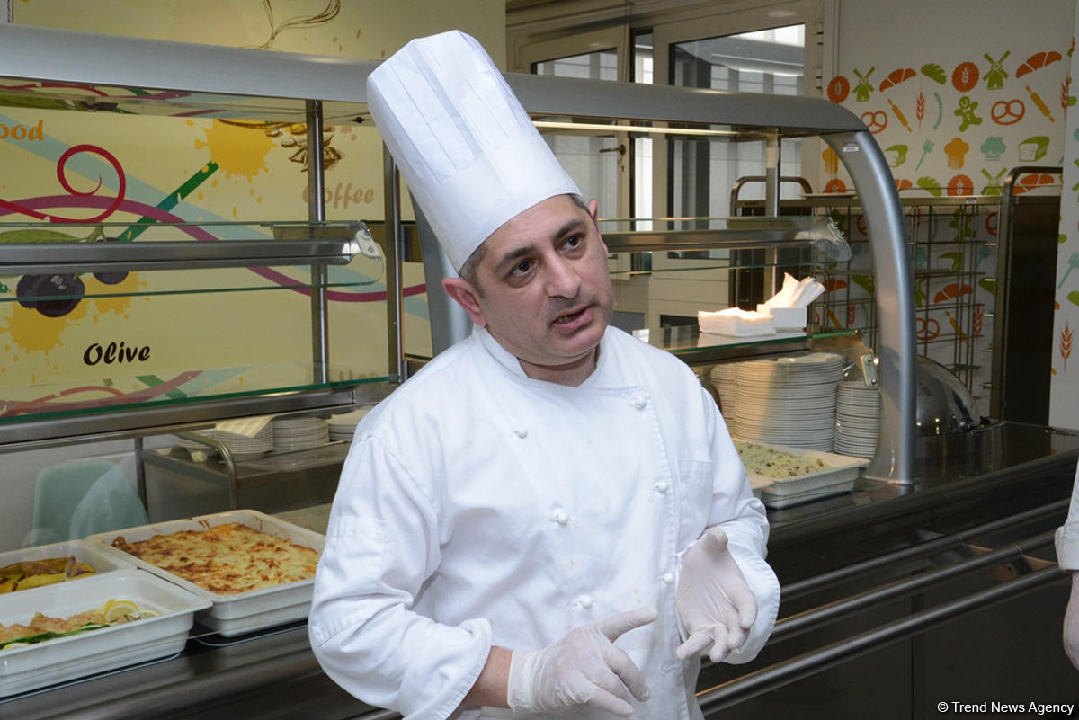 Gymnasts’ nutrition at Baku world cup (PHOTO)