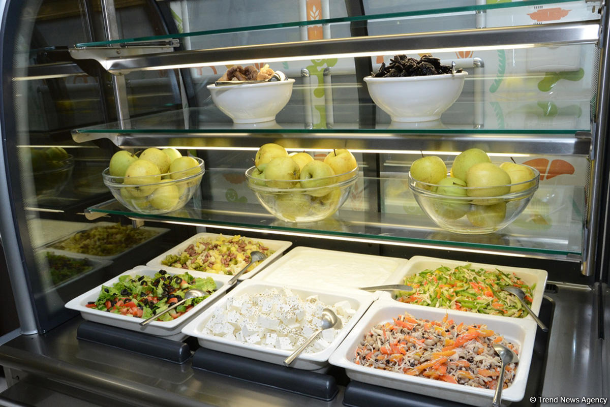 Gymnasts’ nutrition at Baku world cup (PHOTO)