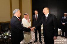 Azerbaijani president, first lady taking part in V Global Baku Forum (PHOTO)