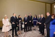 Azerbaijani president, first lady taking part in V Global Baku Forum (PHOTO)