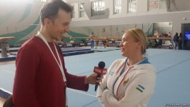 Гимнастика в Азербайджане будет развиваться, развиваться и еще раз развиваться - чемпионка мира (ФОТО)