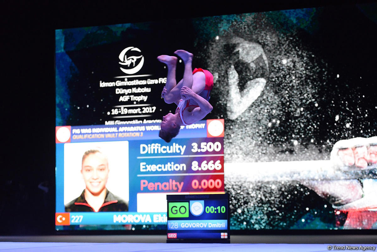 First day of FIG World Cup kicks off in Baku (PHOTO)