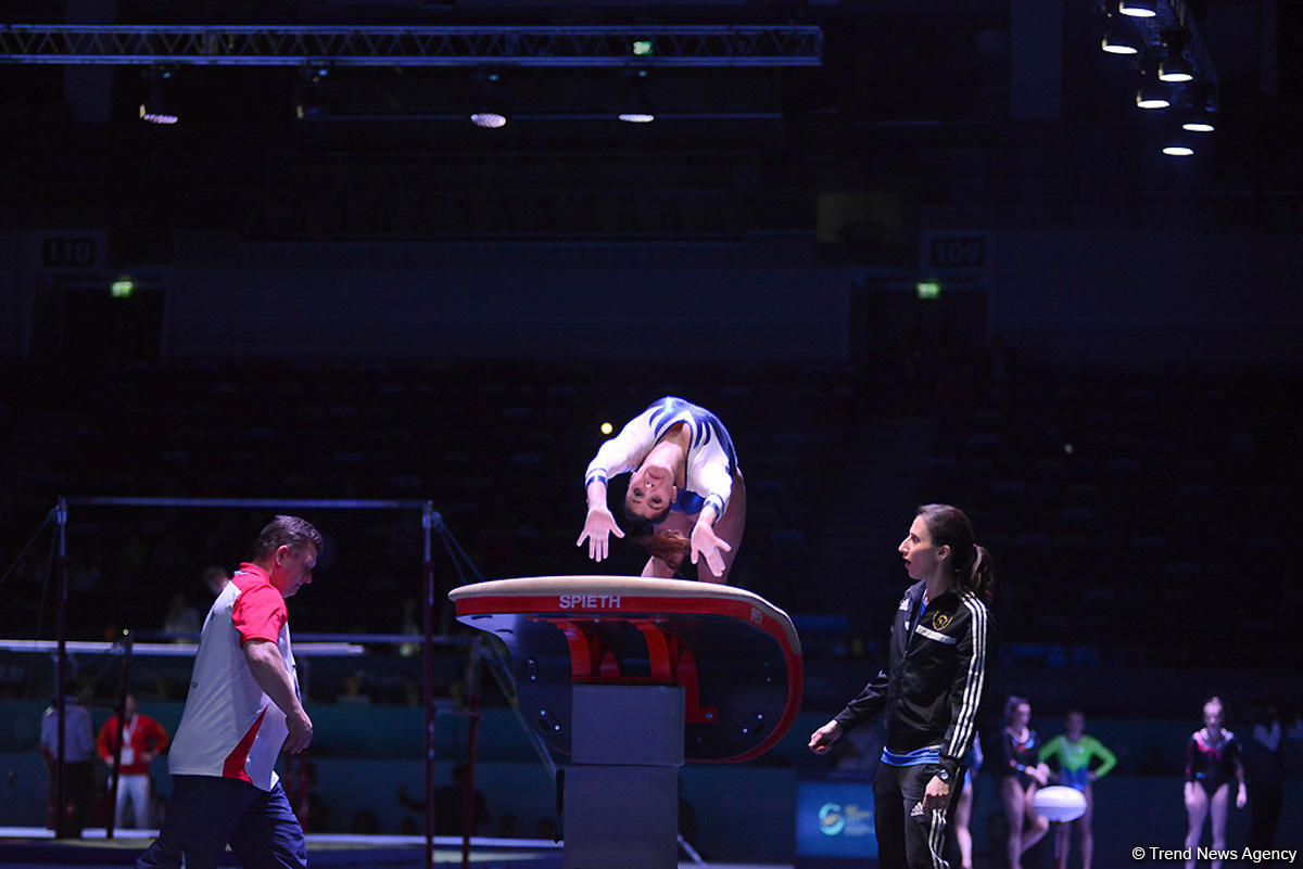 First day of FIG World Cup kicks off in Baku (PHOTO)