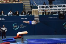 Стартовал второй день соревнований Кубка мира по спортивной гимнастике в Баку (ФОТО)